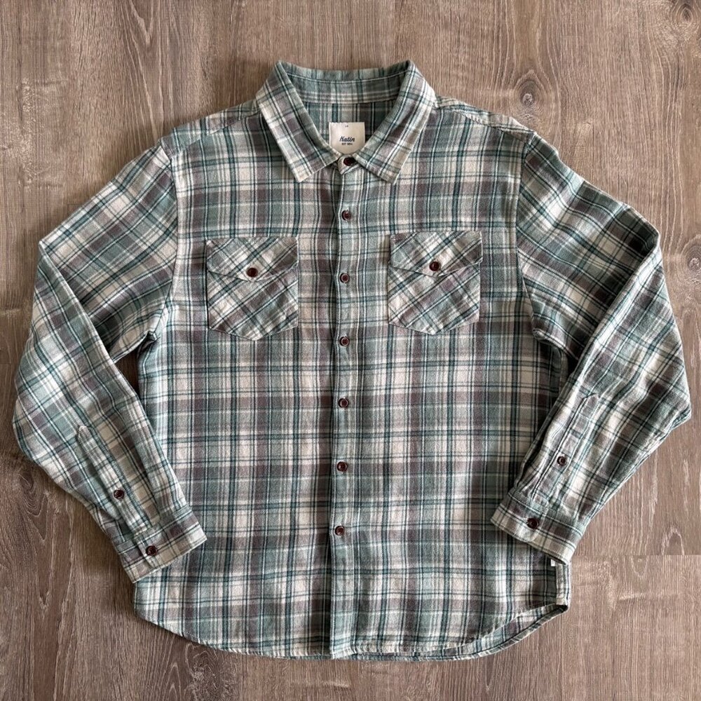 Katin USA Flannel Button Down Shirt | Size Large